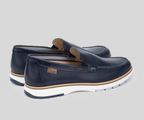 PIKOLINOS SAMPLE - OLVERA M8A-3189 MEN'S NAVY LEATHER MOCCASIN