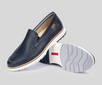 PIKOLINOS SAMPLE - OLVERA M8A-3189 MEN'S NAVY LEATHER MOCCASIN