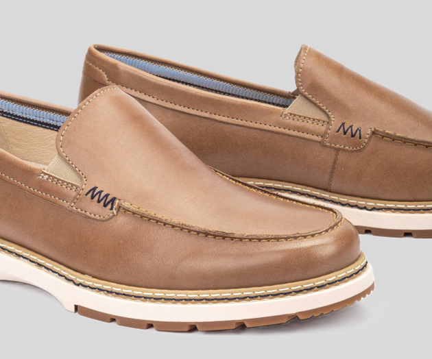PIKOLINOS SAMPLE - OLVERA M8A-3189 MEN'S BEIGE LEATHER MOCCASIN