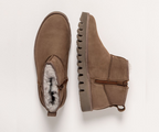 ONTARIO 1597 TAUPE NUBUCK SLIPPER BOOT