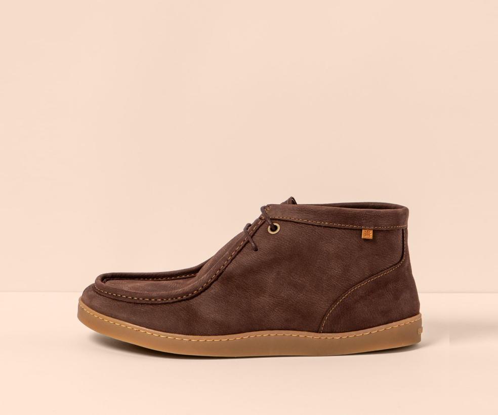 ORIGEN N5917 BROWN LEATHER ANKLE BOOT