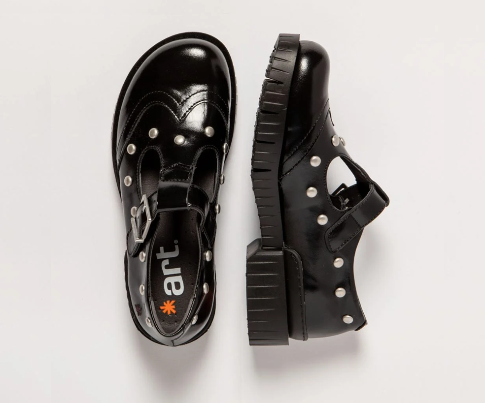 OXFORD 1834S PATENT BLACK MARY JANE