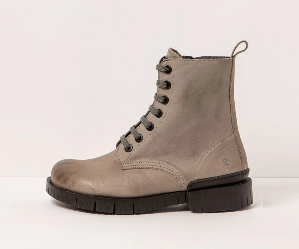 OXFORD 1836 TAUPE LEATHER BOOT