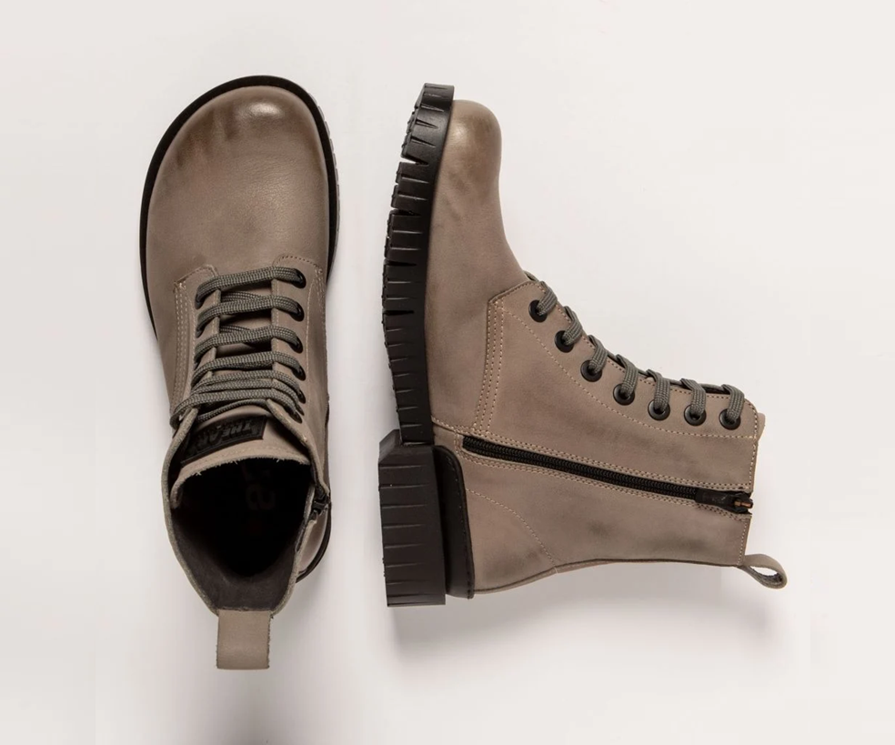 OXFORD 1836 TAUPE LEATHER BOOT