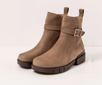 OXFORD 1837 TAUPE LEATHER BOOT