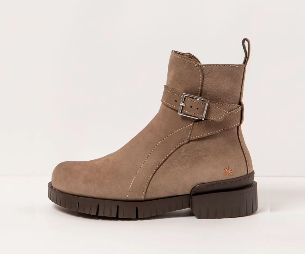 OXFORD 1837 TAUPE LEATHER BOOT