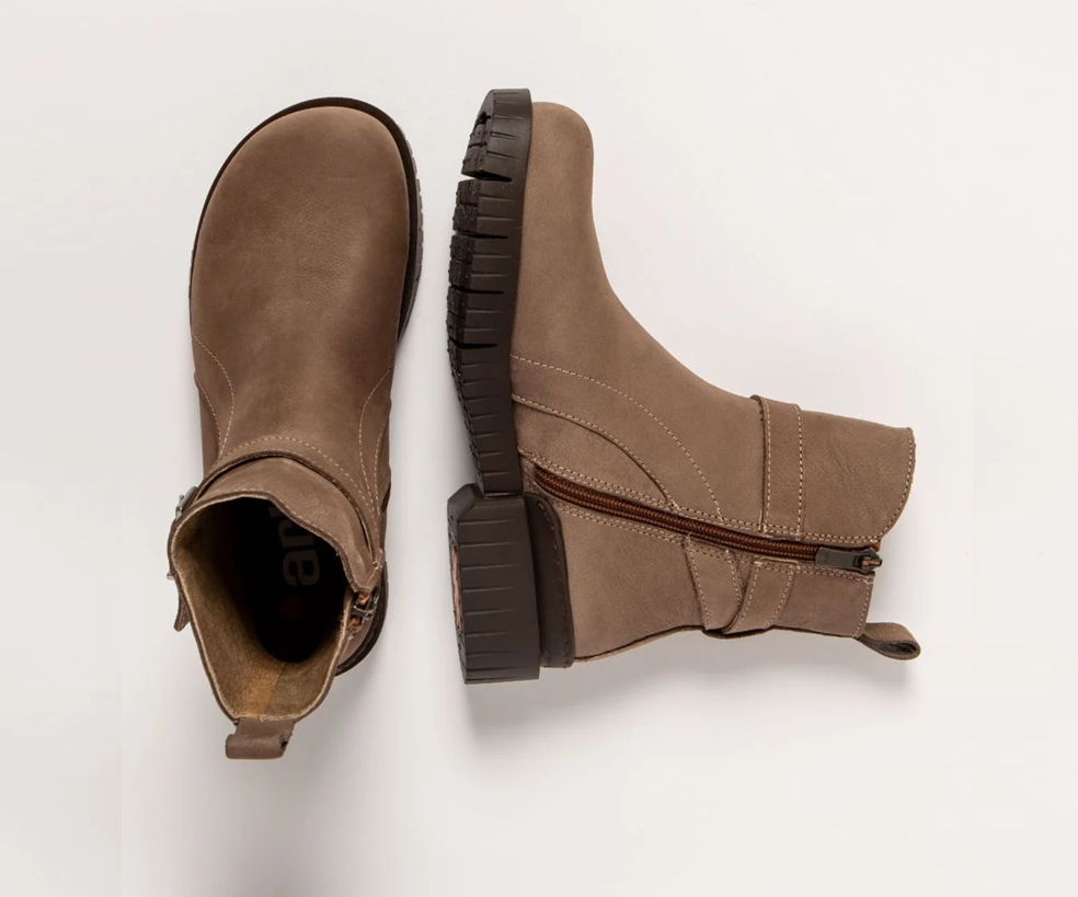 OXFORD 1837 TAUPE LEATHER BOOT