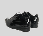 PADMEY BLACK PATENT LEATHER DERBY