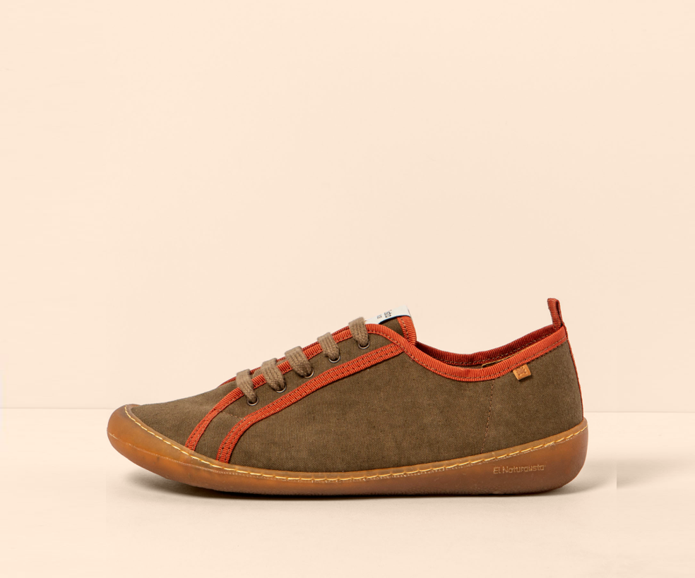 PAWIKAN N5738 KHAKI COTTON SNEAKER