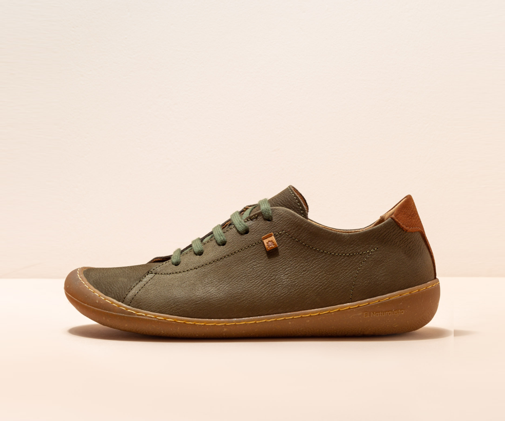 PAWIKAN N5770 KHAKI LEATHER SNEAKER