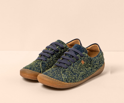 PAWIKAN N5770 NAVY & GREEN TEXTURED SNEAKER