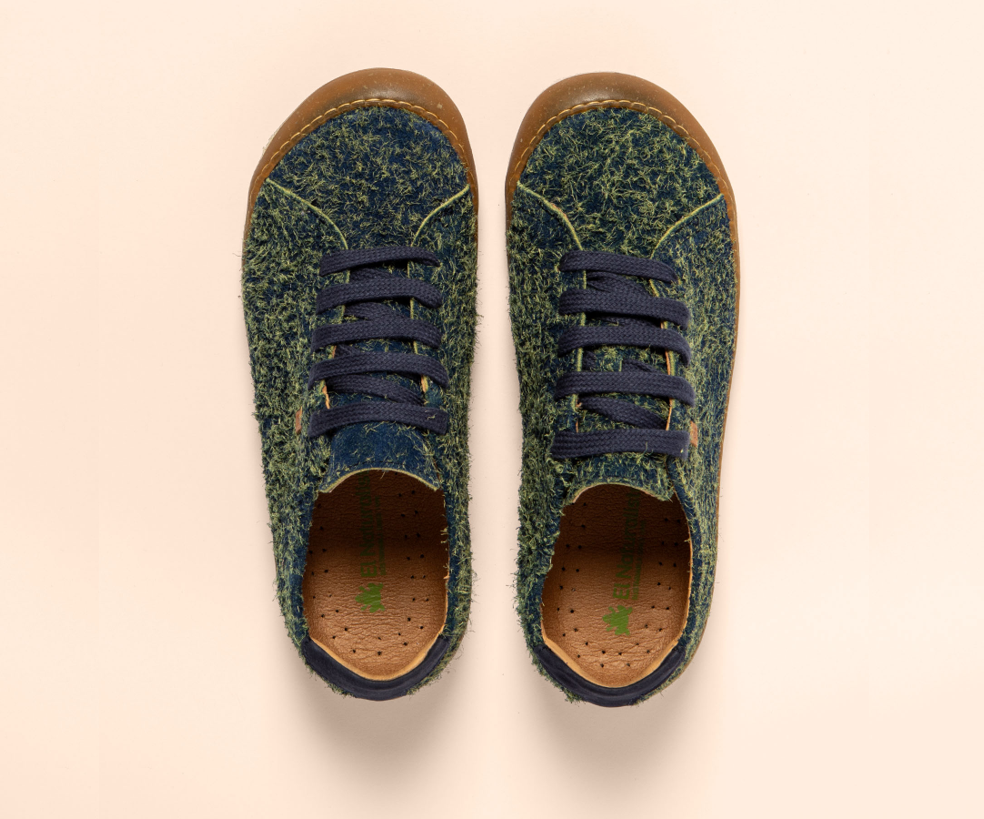 PAWIKAN N5770 NAVY & GREEN TEXTURED SNEAKER