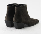 RAS SHOES SAMPLE - POPULAR 8331 BROWN SUEDE BOOTS