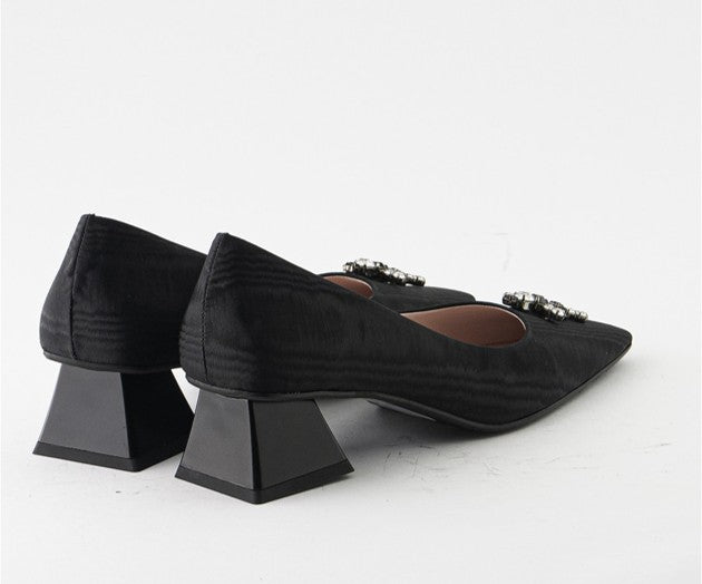 RAS SHOES SAMPLE - PRESTIGE 8280 BLACK HEELS