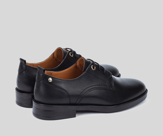 PUERTOLLANO W3C-4867 BLACK LEATHER BROGUE