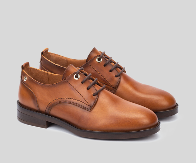 PUERTOLLANO W3C-4867 BROWN LEATHER BROGUE