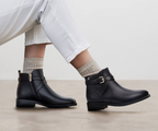 PUERTOLLANO W3C-8869 BLACK ANKLE BOOT