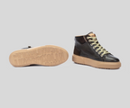 RIELLS W4Z-8584 GREEN LEATHER SNEAKER BOOT