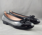 BASIL HI253731 BLACK PATENT BALLERINA