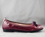 BASIL HI253731 BURGUNDY PATENT BALLERINA