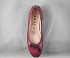 BASIL HI253731 BURGUNDY PATENT BALLERINA