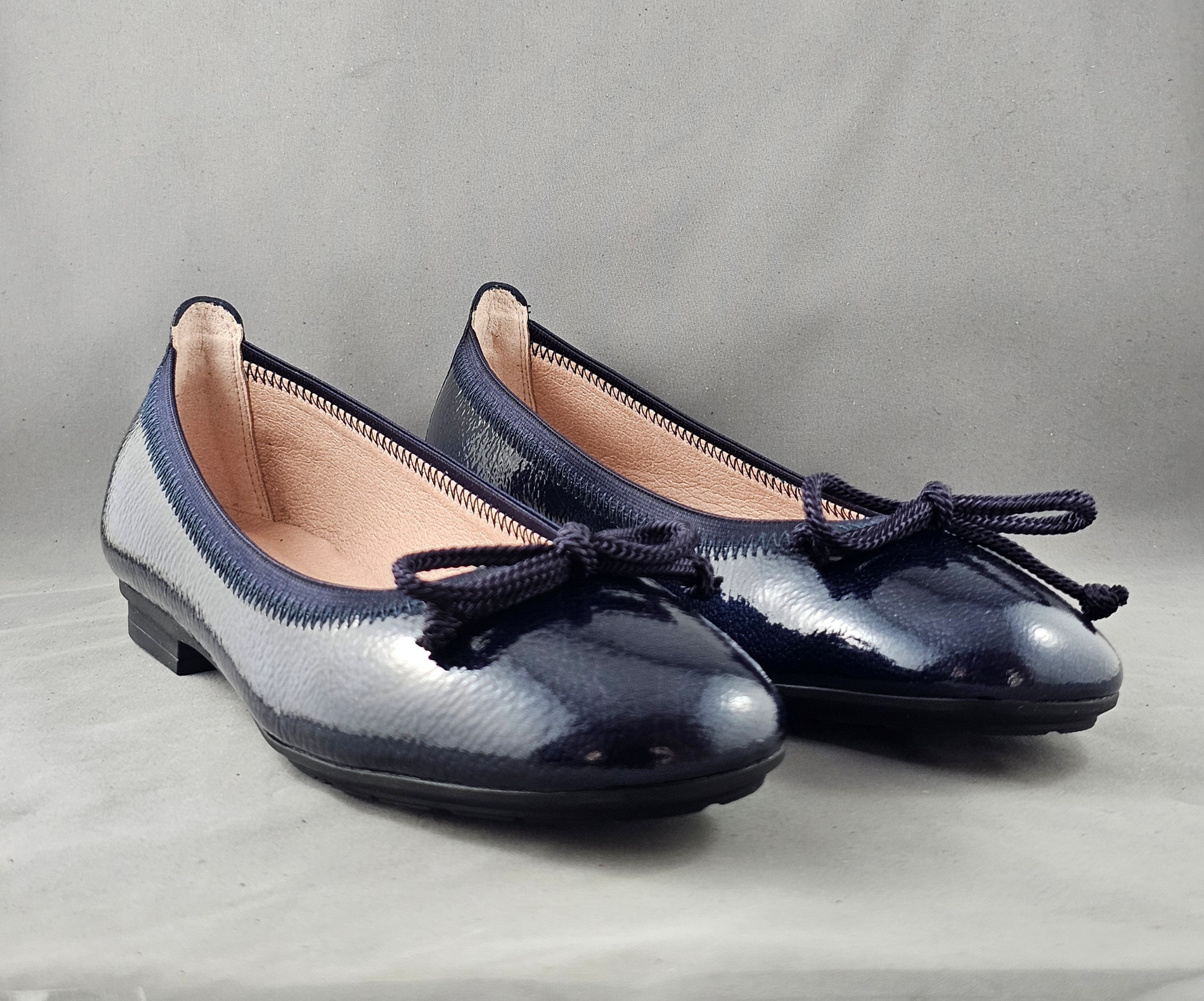 BASIL HI253731 NAVY PATENT BALLERINA
