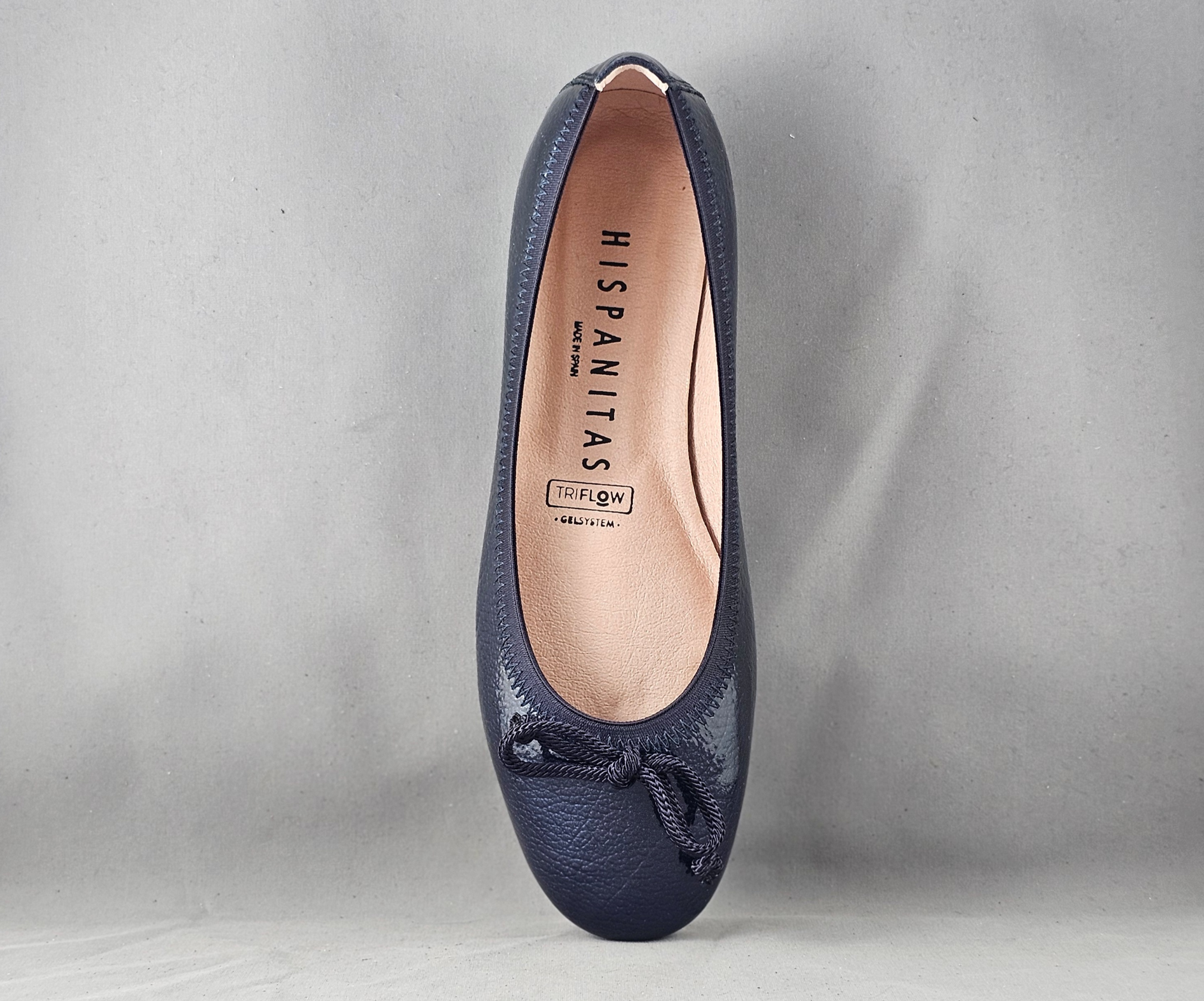 BASIL HI253731 NAVY PATENT BALLERINA
