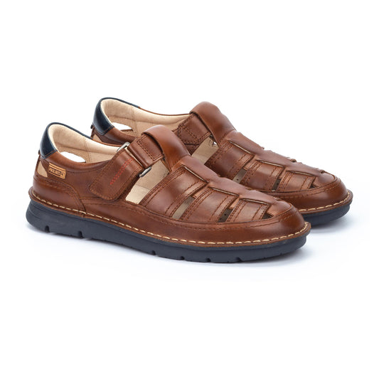 PIKOLINOS SAMPLE - RIVAS M3T-0113 MEN'S BROWN LEATHER SANDAL