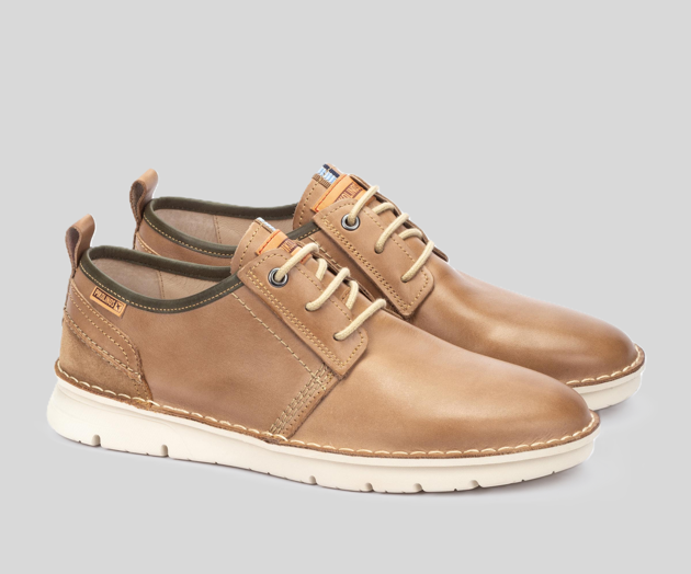 PIKOLINOS SAMPLE - RIVAS M3T-4232 MEN'S TAN LEATHER SNEAKER