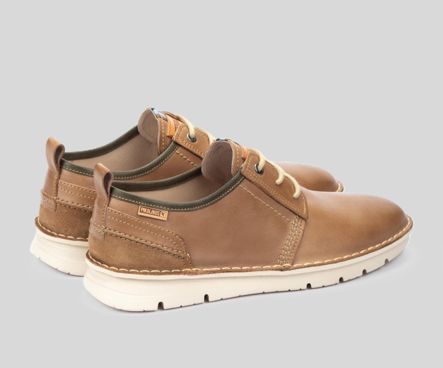 PIKOLINOS SAMPLE - RIVAS M3T-4232 MEN'S TAN LEATHER SNEAKER