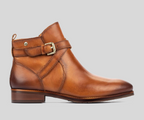 PIKOLINOS SAMPLE - ROYAL W4D-8614 BROWN LEATHER ANKLE BOOTS