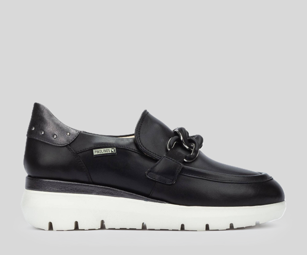 RUEDA W2A-3883 BLACK LEATHER LOAFER