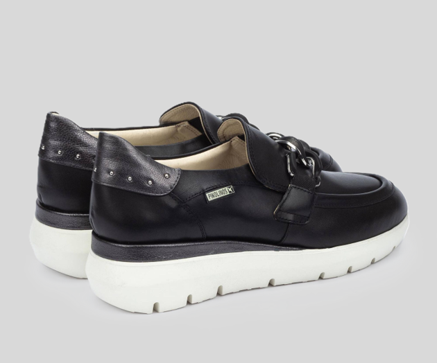 RUEDA W2A-3883 BLACK LEATHER LOAFER