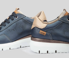 RUEDA W2A-6553 NAVY LEATHER SNEAKER