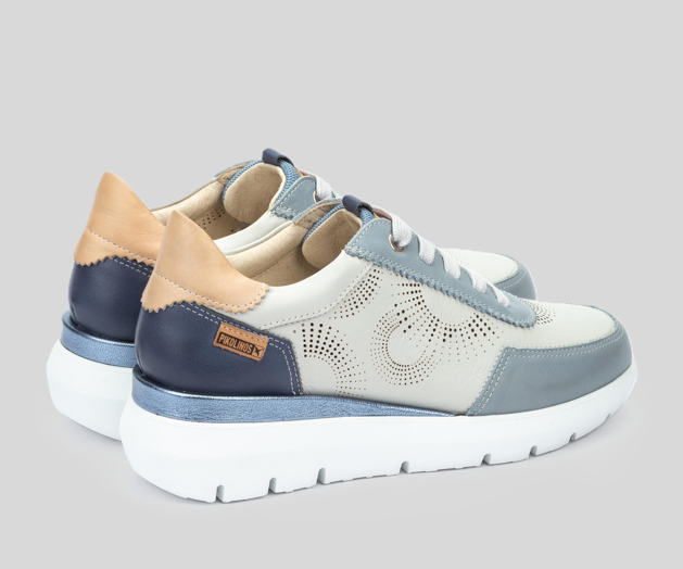 RUEDA W2A-6553 LIGHT BLUE LEATHER SNEAKER