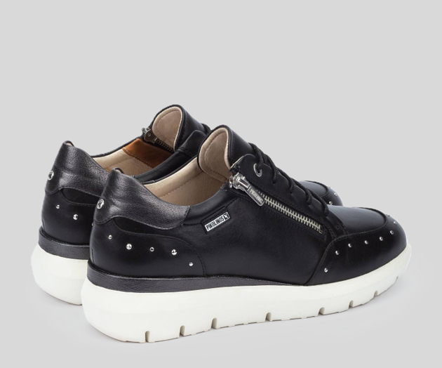 RUEDA W2A-6596 BLACK LEATHER SNEAKER