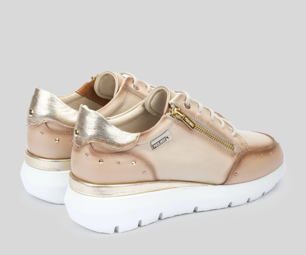 RUEDA W2A-6596 CREAM LEATHER SNEAKER