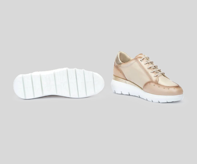 RUEDA W2A-6596 CREAM LEATHER SNEAKER