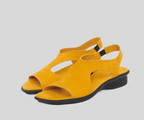 SAOXXI YELLOW NUBUCK SANDALS