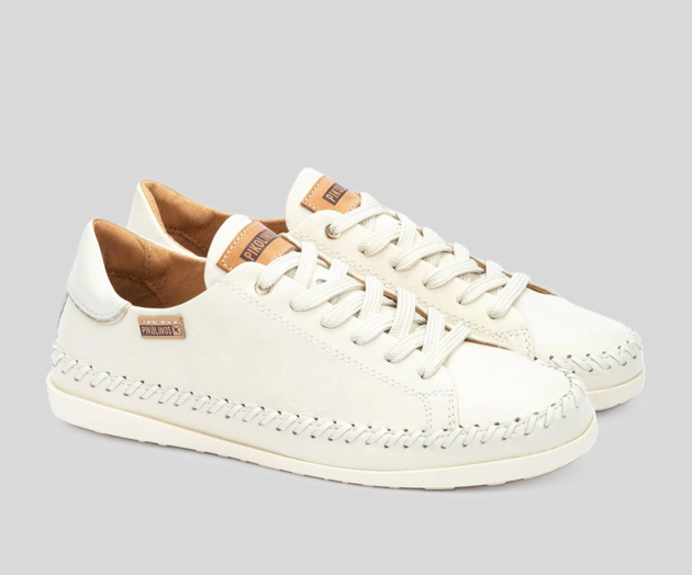 SOLLER W8B-6531 CREAM LEATHER SNEAKER