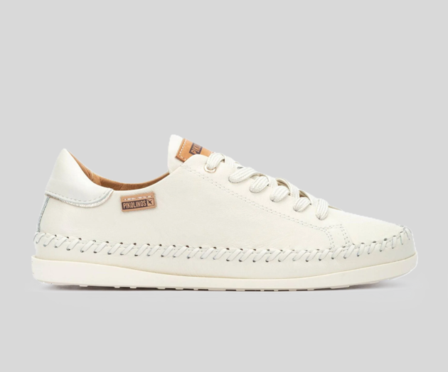 SOLLER W8B-6531 CREAM LEATHER SNEAKER