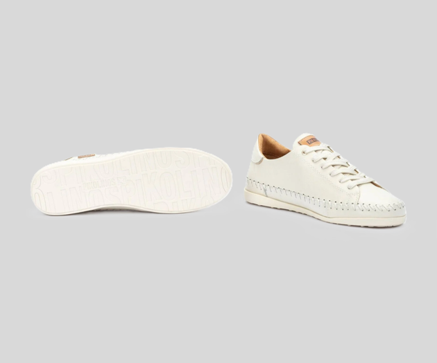 SOLLER W8B-6531 CREAM LEATHER SNEAKER