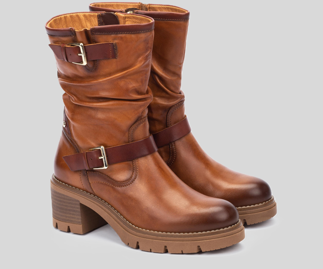 PIKOLINOS SAMPLE - SORIA W0B-8534 BROWN BIKER'S BOOT
