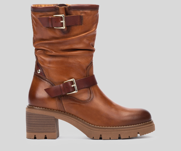 PIKOLINOS SAMPLE - SORIA W0B-8534 BROWN BIKER'S BOOT