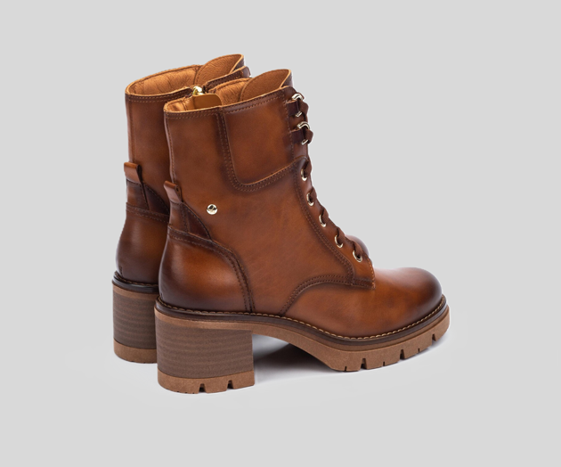 PIKOLINOS SAMPLE - SORIA W0B-8552 TAN LEATHER MID CALF BOOT