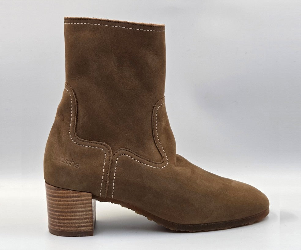 SOUALE TAN LEATHER BOOT