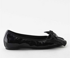 RAS SHOES SAMPLE - SYMBOL 8204 BLACK BALLERINA