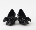 RAS SHOES SAMPLE - SYMBOL 8204 BLACK BALLERINA
