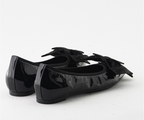 RAS SHOES SAMPLE - SYMBOL 8204 BLACK BALLERINA