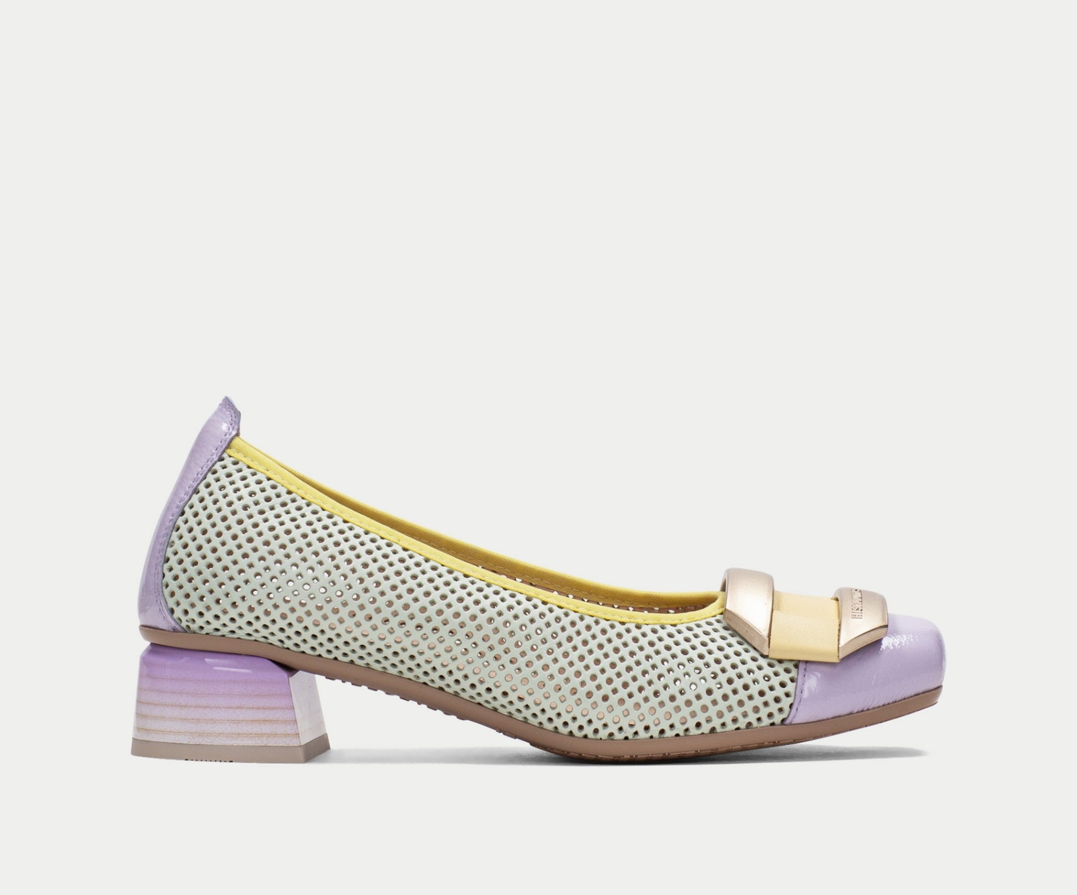 SALMA CHV232760 LAVANDER, MINT & LEMON LOW HEEL LOAFERS
